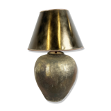 Oversized stoneware table lamp, 1980s