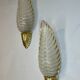 Pair of Ezan plume wall lights