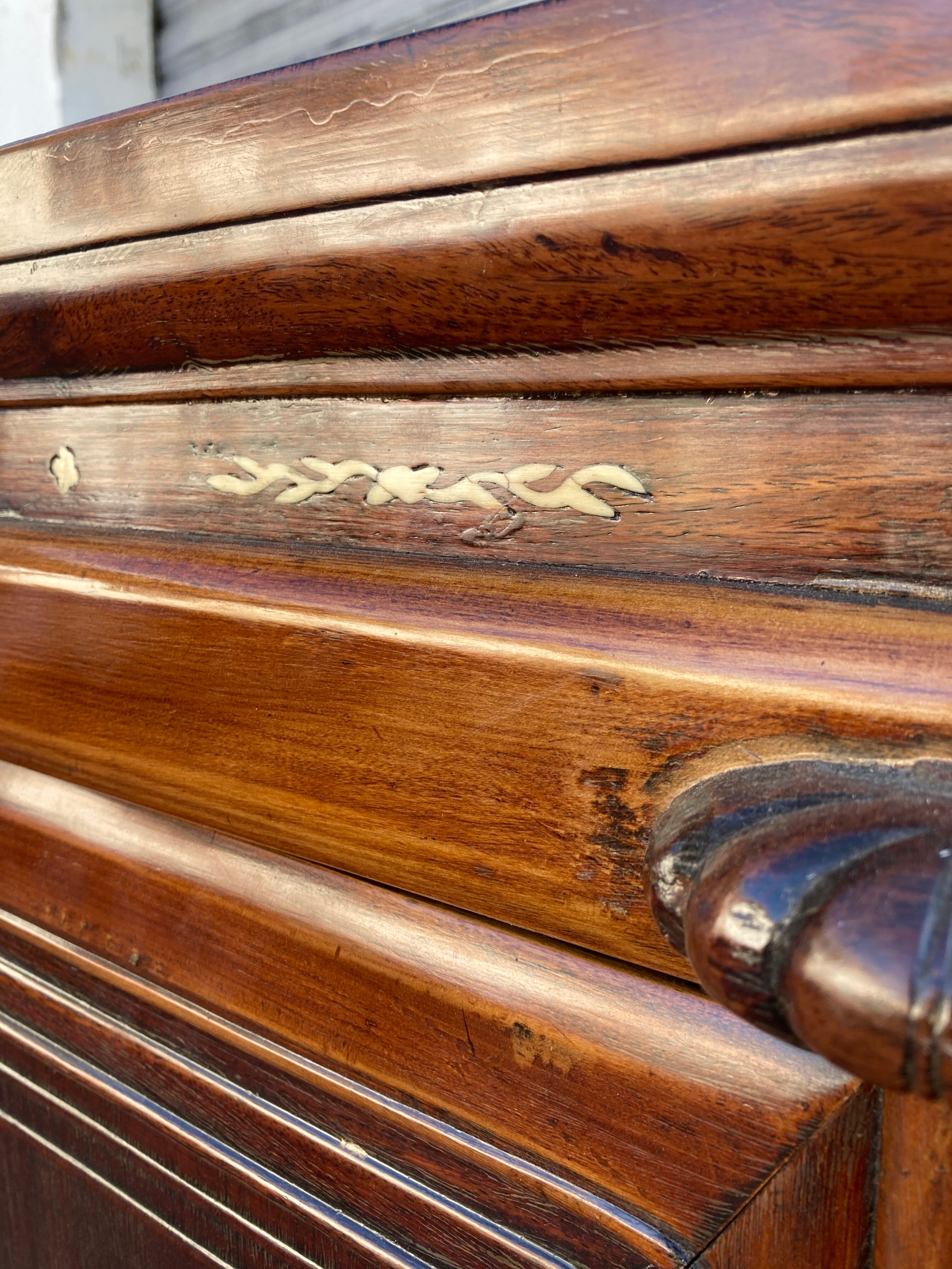 Old Chinese furniture with ivory inlay