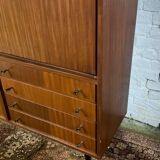 Vintage teak bar/secretary cabinet