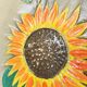 Vintage Hand-Painted Floral Clay Wall Plate - 1970s Yugoslavia