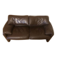 2-seater Maralunga leather sofa from Cassina