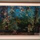 Huile sur toile titre "la pergola" signée années 1950/60 xxème siècle