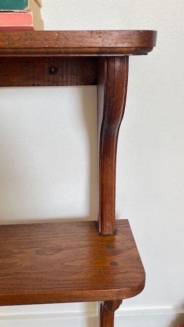 VINTAGE Solid Oak SHELF