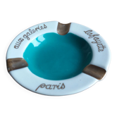 Advertising ashtray Galeries Lafayette Paris by Goumot Labesse in porcelain de Limoges