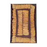 Stunning Large Vintage Dida Raffia Kerchief. Cote D'Ivoire