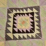 Yellow & Brown Turkish Kilim Rug, 172x284Cm