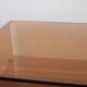Pair of vintage smoked lucite perspex side tables