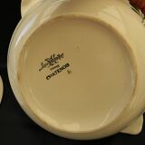 Soup tureen in earthenware from sarreguemines. chatenois model.