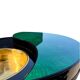 Rotating coffee table Yin Yang by Willy Rizzo, brass, 1970s