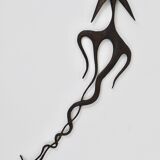 Carl Auböck Wall Sculpture Handmade Napoleon #4271, Brass, Austria