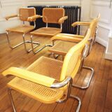 Pair of Cesca B64 armchairs by Marcel Breuer