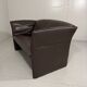 Christophe Giraud brown leather sofa Indy, Jori Belgium 1990’s