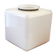 Opaline cube vintage pour plafonnier