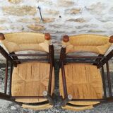Straw chairs