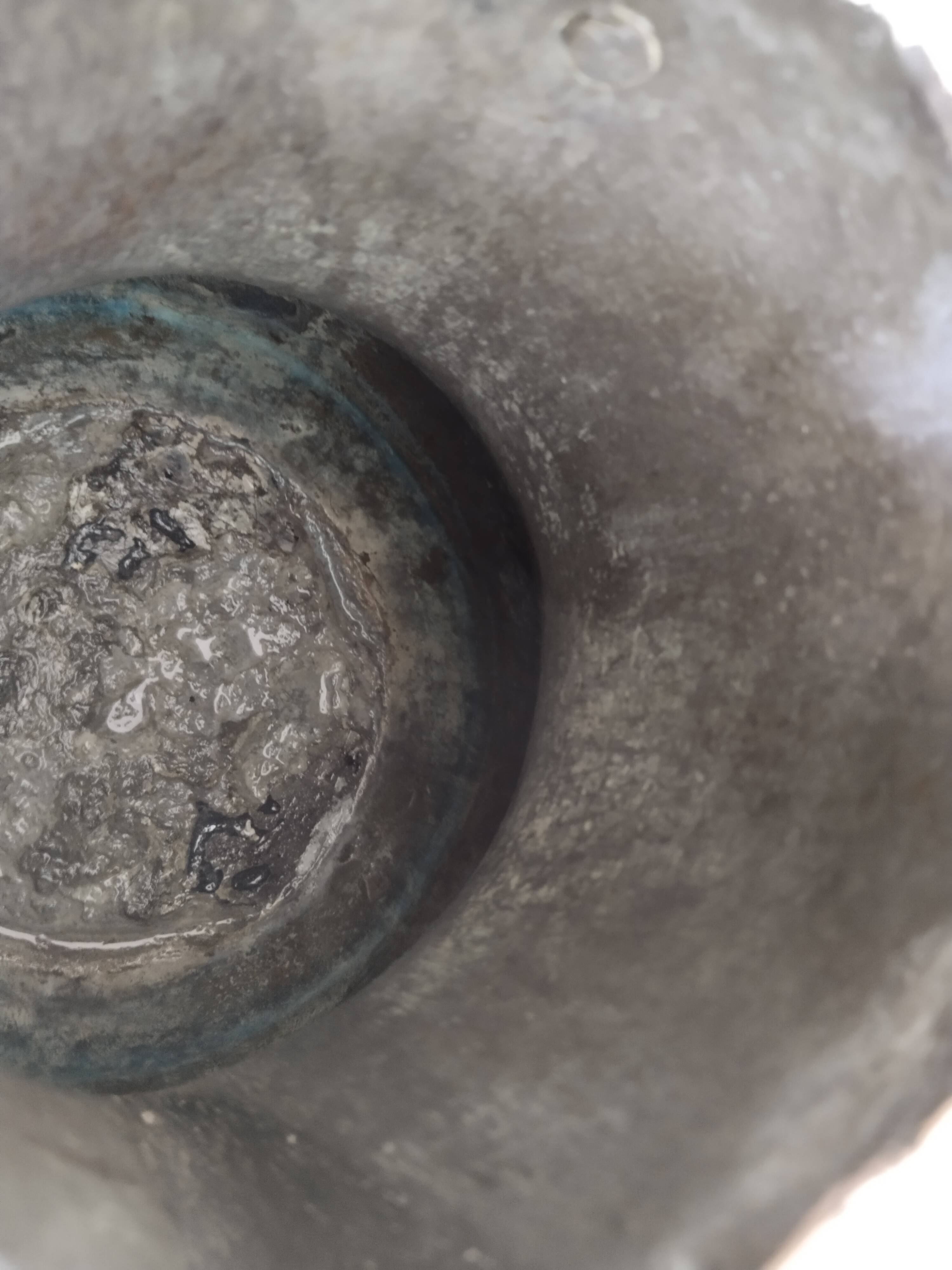 Old thick copper jug, jug