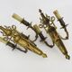 Magnificent Pair of Bronze Sconces with Louis XV Style Fire Pots. 1930s