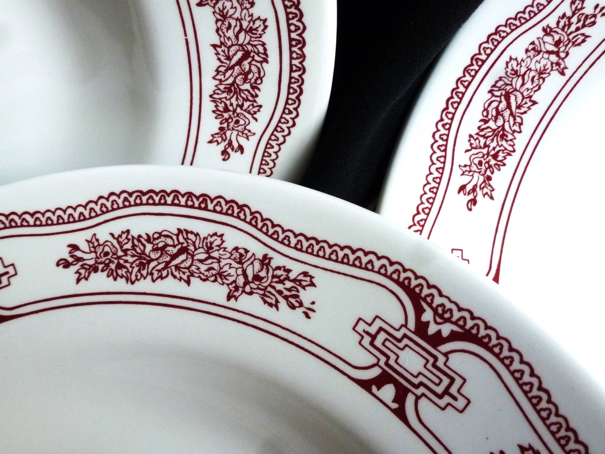 Set of 2 soup plates, Italian plates, soup plates.