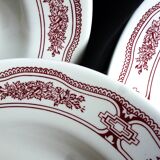Set of 2 soup plates, Italian plates, soup plates.