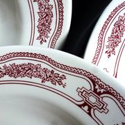 Set of 2 soup plates, Italian plates, soup plates.