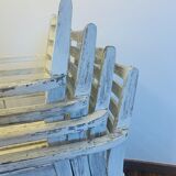Ensemble de 4 chaises en bois