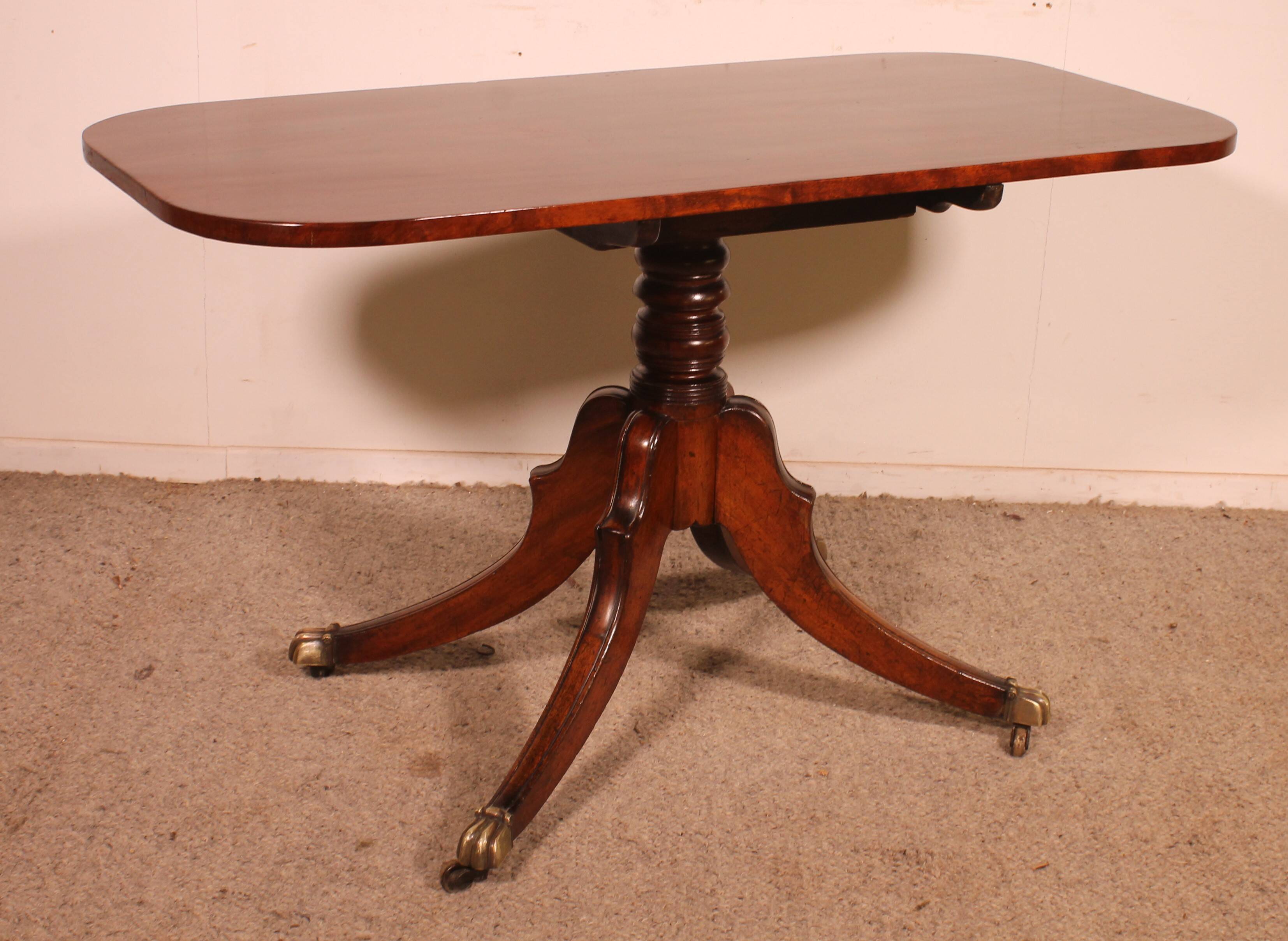 English mahogany console - 18th century