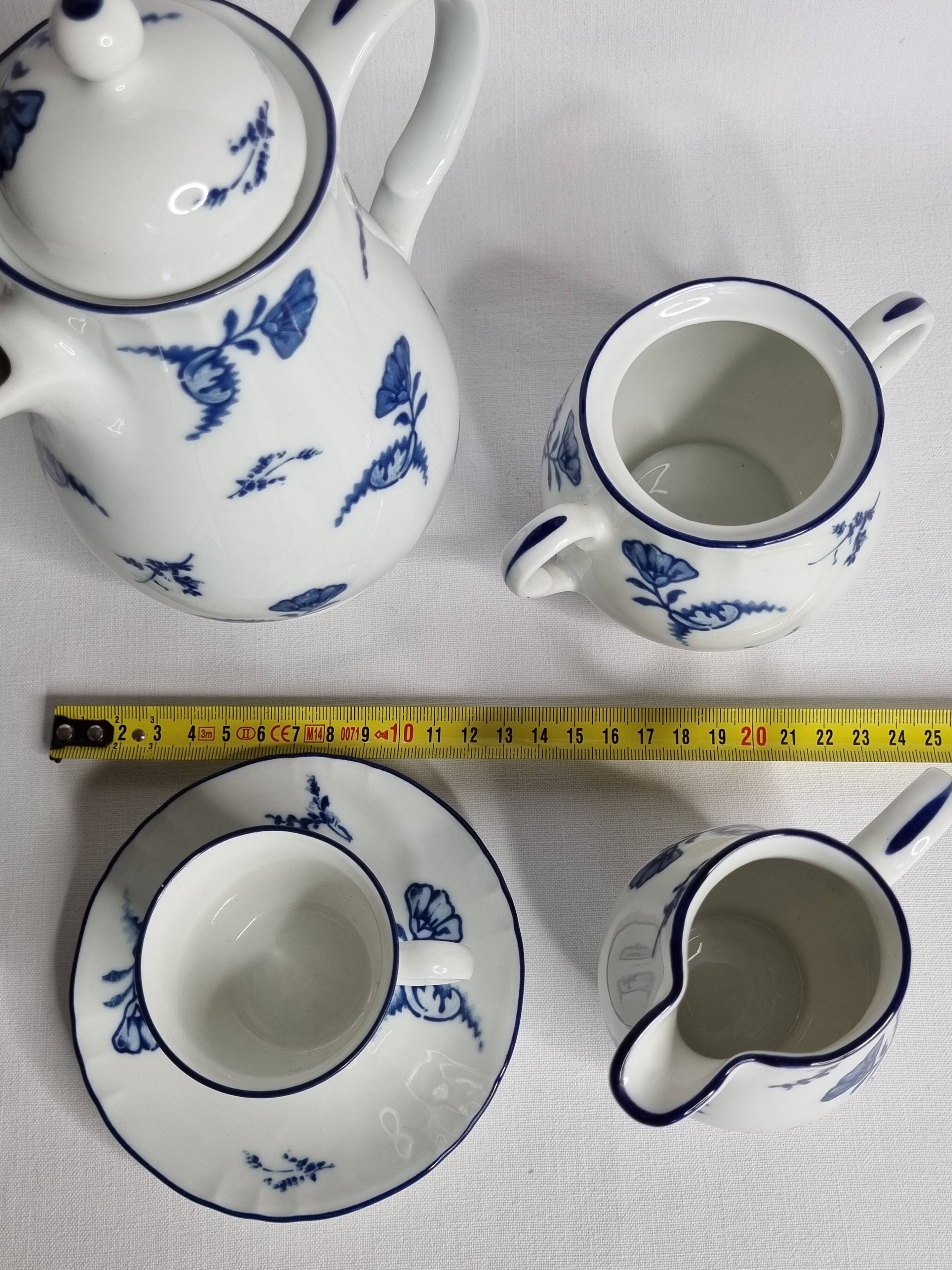 “Richard Ginori” porcelain coffee service, Italy