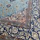Ancient Persian carpet Ghoom wool and silk 142x222 cm