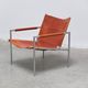 Cognac leather 'SZ02' lounge chair by Martin Visser for 't Spectrum, 1960