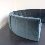 Rare and Exceptional 'Gilda' Circle Sofa in Velvet by Michel Ducaroy, 1972