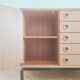 Enfilade/ Commode vintage rénové style anglais, années 70