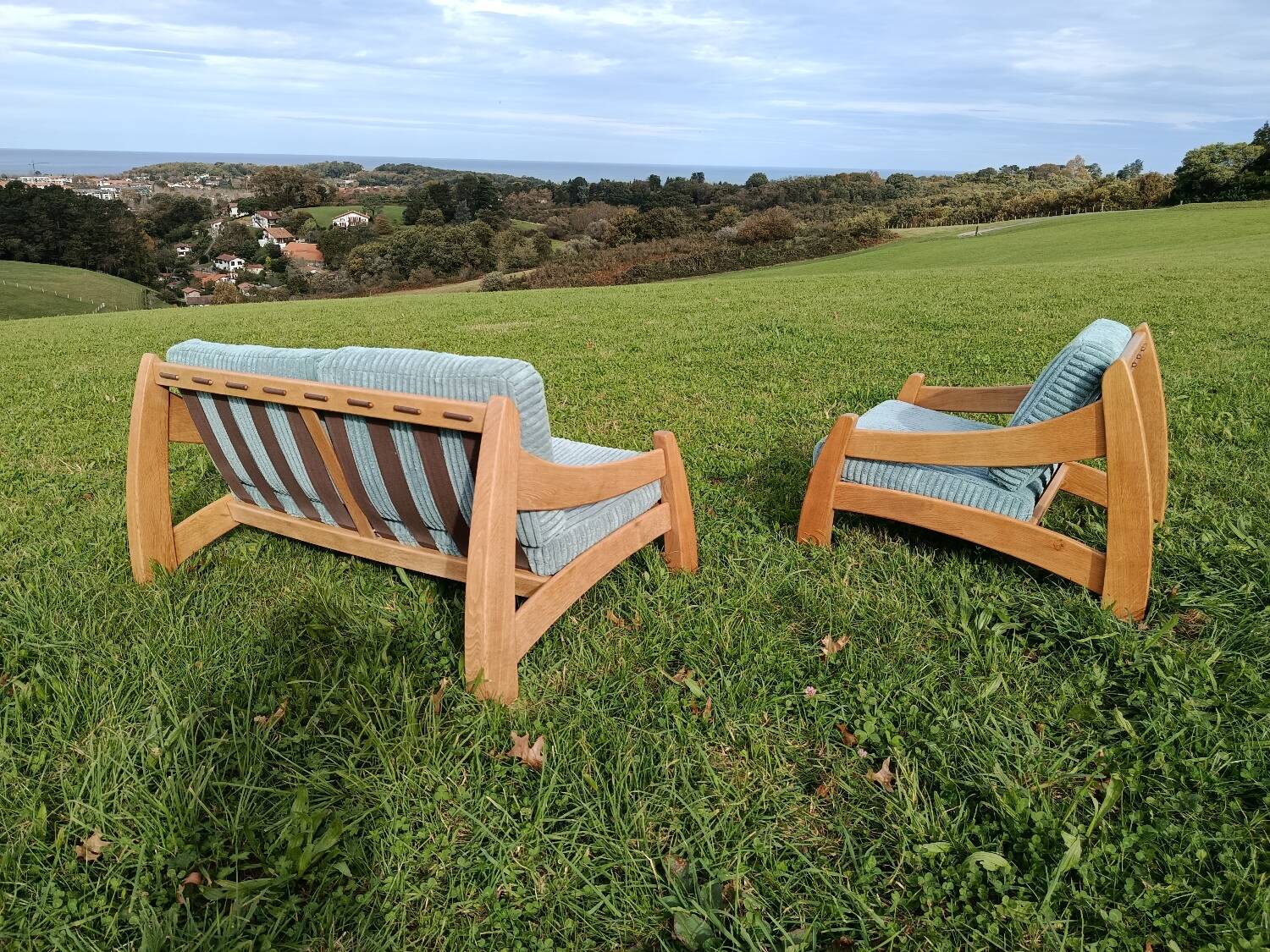 Brutalist living room, Sweden, 1960s