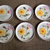 Series of 6 dessert plates