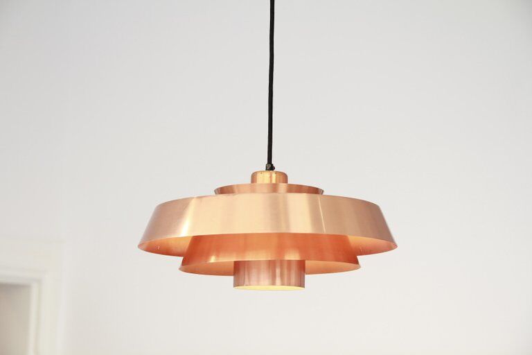 Nova model hanging lamp by Jo Hammerborg for Fog & Mørup Denmark 1960s