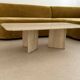 Italian travertine coffee table