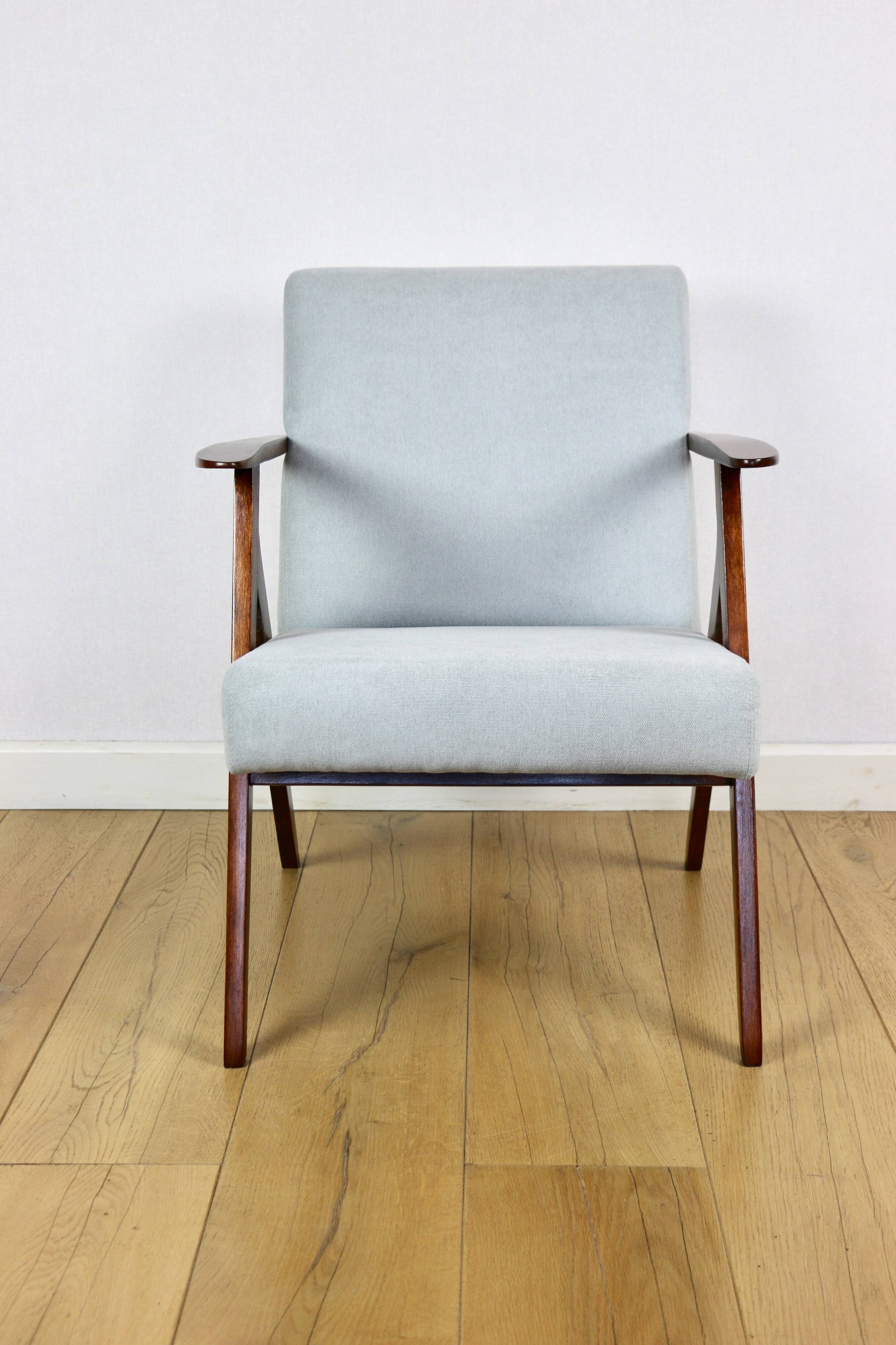 Vintage armchair like VAR blue turquoise - 2 pieces available