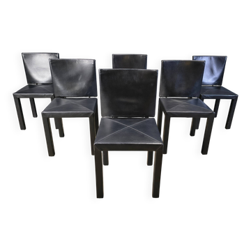 Arcadia dining chairs by Paolo Piva for B&B Italia set of 6