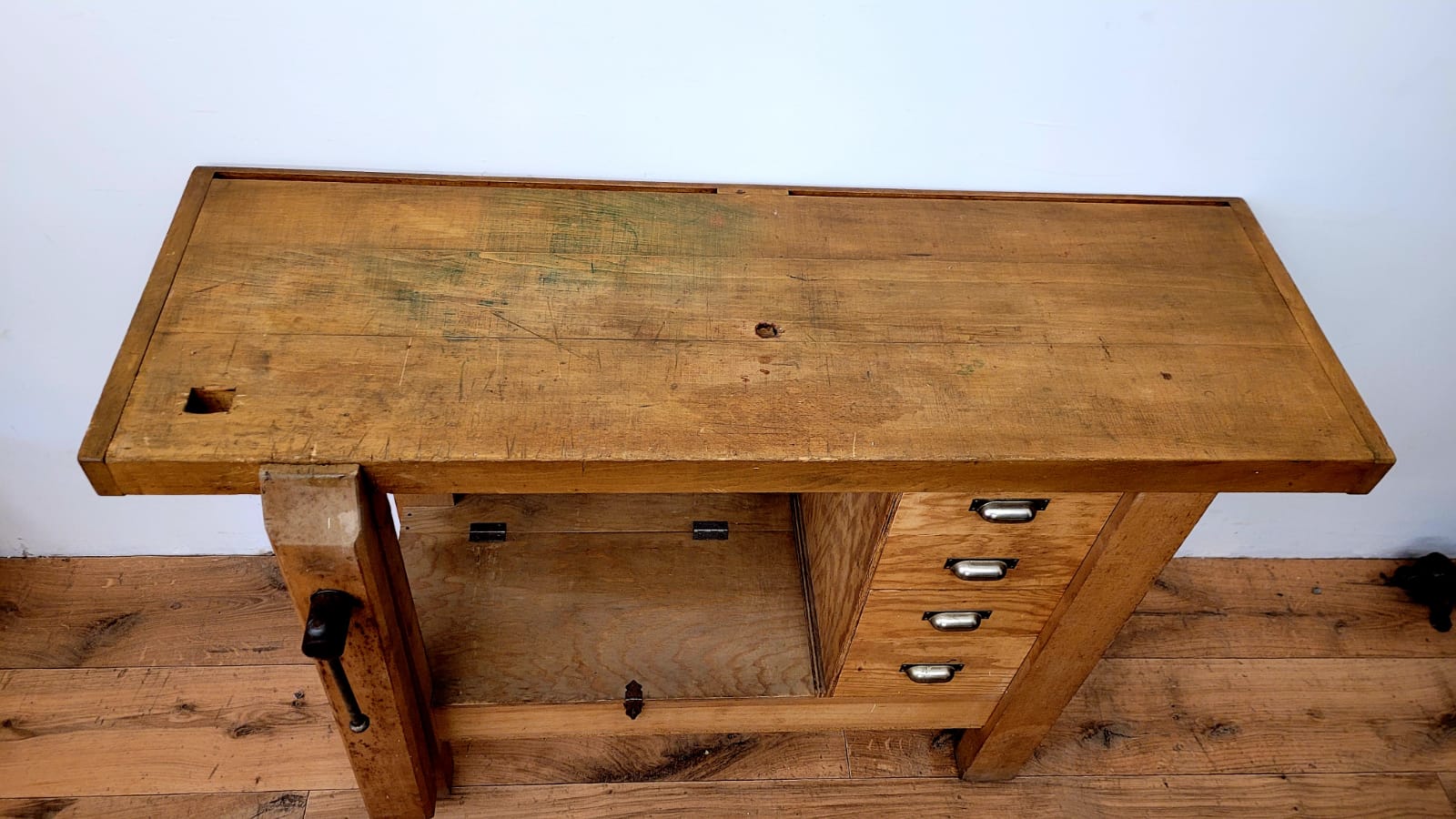 Wooden workbench
