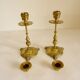 Art Nouveau candle holder pair early XX