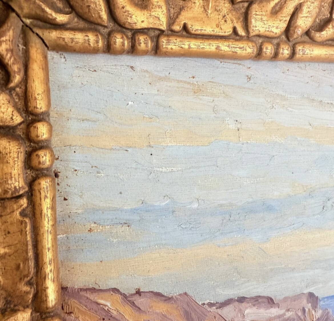 Oil painting on canvas landscape