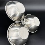 Vintage appetizer display stand with three bowls