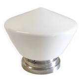 Plafonnier globe opaline style Bauhaus - mid. XXéme