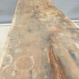 Restored solid wood workbench