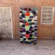 Tapis Marocain Boucherouite coloré - 90 x 187 cm