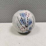 A beautiful little spherical vase from Danish Barholt Ceramics, 1970s–80s.