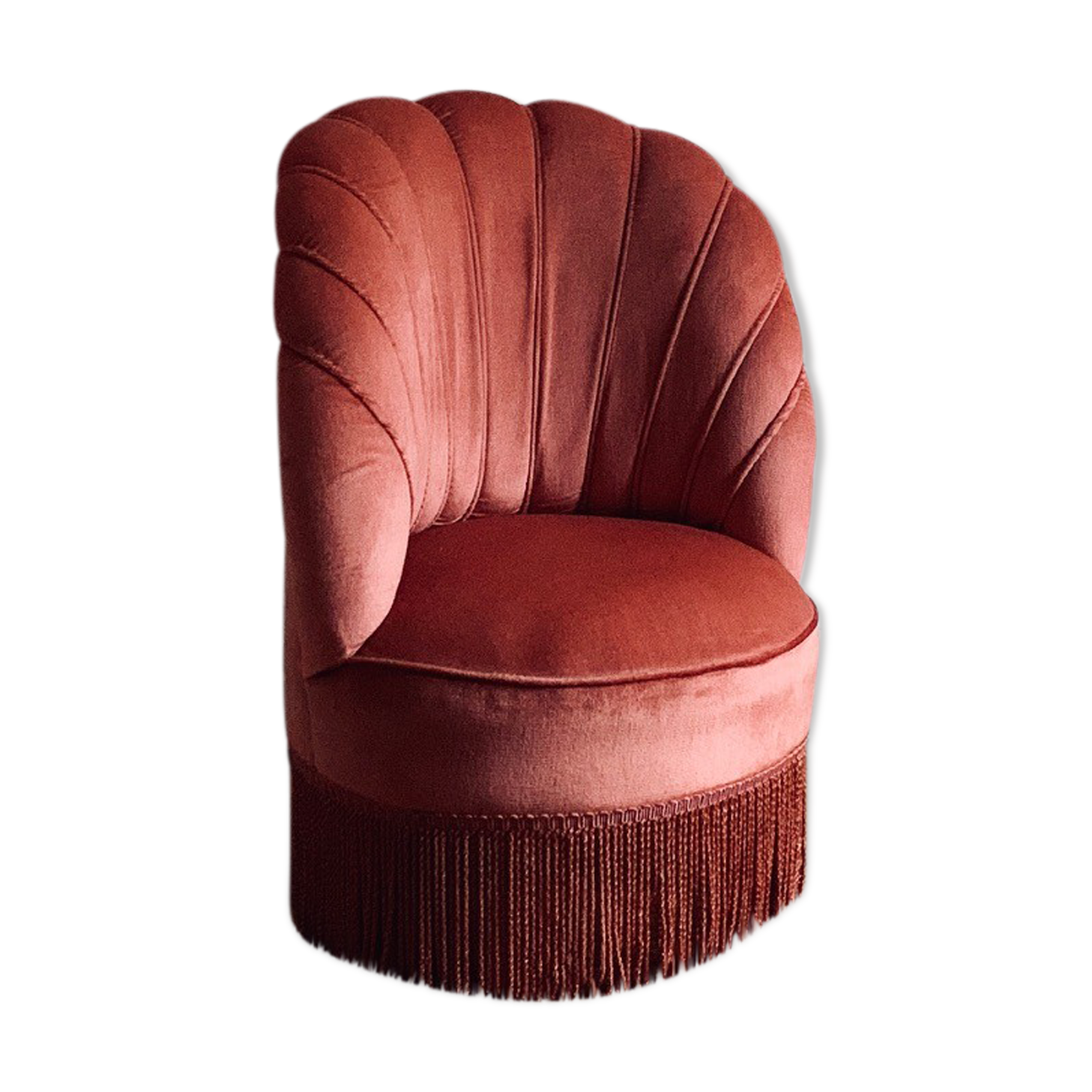 Vintage shell toad chair