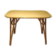 Vintage rattan dining table in the 60s