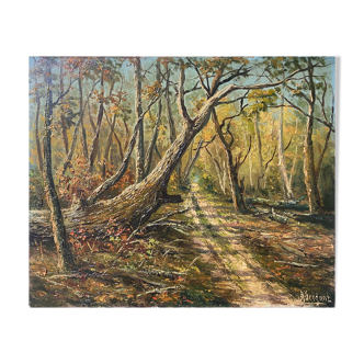 Table HST, Bonnel Forest, signed A. Sergant, middle XX°