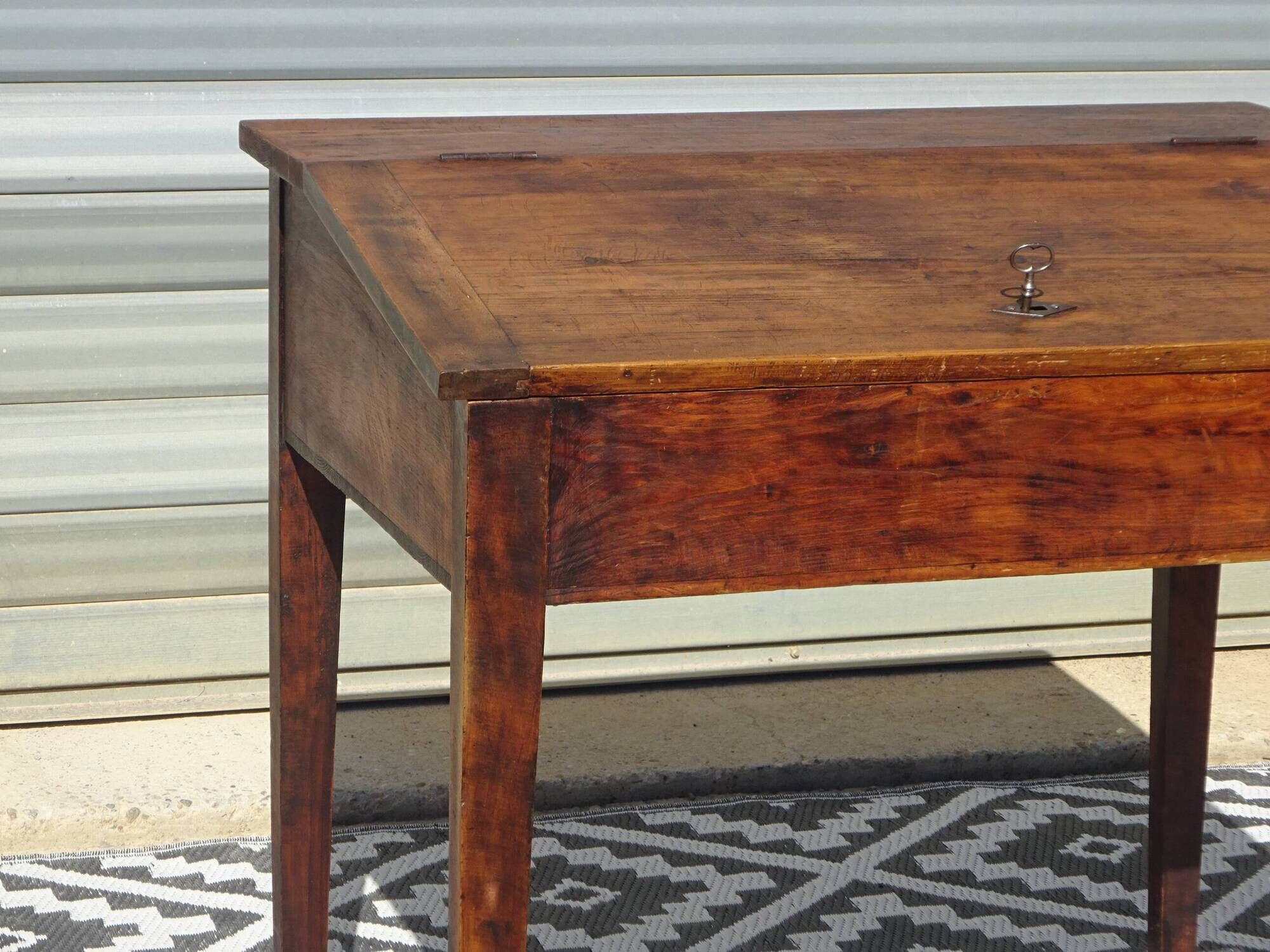 vintage desk with storage