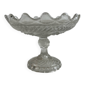 Presentation dish compote in blown glass